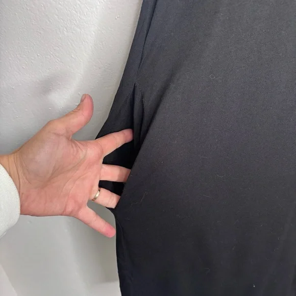 Philosophy Black Stretch Side Pocket Dress Size XL NWT - Picture 7 of 8